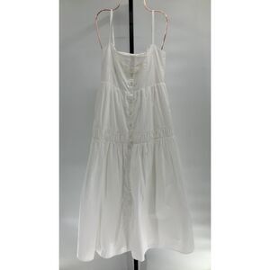 Quince White Button-Down Dress